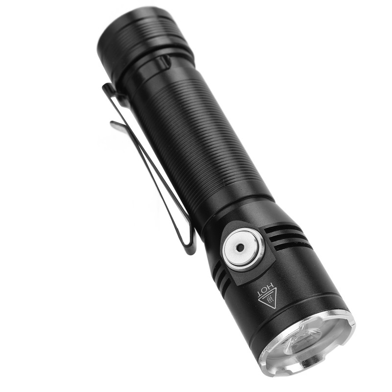 LED Camping Flashlight Professional High Brightness 2050lm USB Rechargeable Portable
