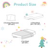 JSD Christmas Kids Sheet Set Twin Size, 3 Piece Stars