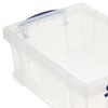 Really Useful Box 9 Liter Plastic Stackable Storage Container with