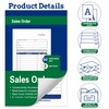 Large Receipt Book,5-7/16 x 8-7/16 Inches,Carbonless Paper,2-Part Duplicate Copy Sales