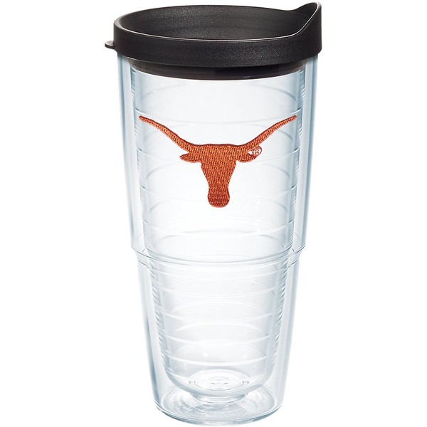 Tervis Made in USA Double Walled University of Texas Longhorns Insulated Tumbler Cup Keeps Drinks Cold & Hot, 24oz, Primary Logo