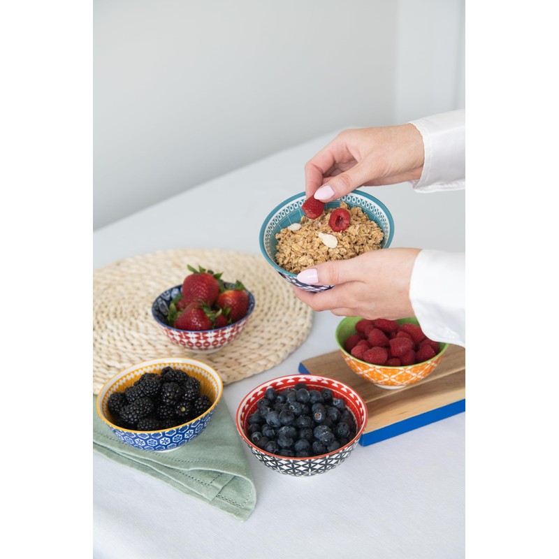 Annovero 10 Oz Ice Cream Bowls - Small Bowl for