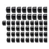 YDLMT 53 Pcs Gloss Black Motorcycle Engine Bolt Head Covers/Topper