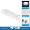 A ABSOPRO Car LED License Plate Light Assembly No.6E5Z13550A for