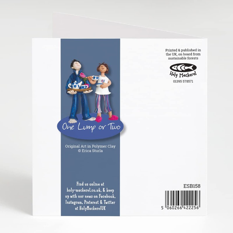 Another Anniversary Card - Pottery Scene - One Lump Or