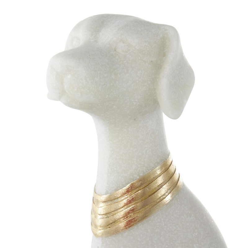 Deco 79 Polystone Dog Decorative Sculpture Sitting Home Decor Statue