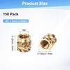 M METERXITY 150-Pack Threaded Inserts, M2 x 3mm x 3mm