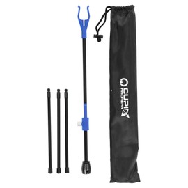 Recurve Bow Stand Adjustable Glass Fiber Rod Archery Bow Holder Rack Ultralight Portable Archery Stand for Outdoor Hunting Blue