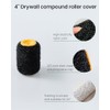 Voomey 3 Pcs 4 Inch Drywall Compound Roller Cover with