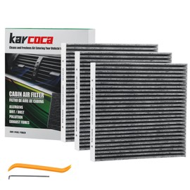 CF11183 (6040C) Filtro de aire de cabina premium con carbón activado compatible con Dodge Durango Jeep Grand Cherokee GRAND CHEROKEE WK 2011-2023 (paquete de 3)