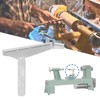 25mm Curved Lathe Tool Holder Alloy Steel 1in Diameter Post