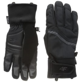 4F Women's SKI Gloves RED004 Jeans, Black, M