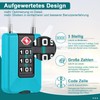 ZHEGE Suitcase Lock, Combination Lock, Lock with Combination Code, White