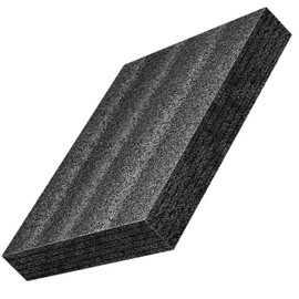 Packing Foam Sheets Black Polyurethane Foam Sheets Cutable Foam Pads for Packing and Crafts Toolbox Storage (20x30cm)