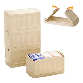 Caja Almacenamiento Plegable 1pzs Organizador Hogar Con Tapa