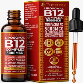 Vitamin B12 Complex Liquid Supplement, Drops 60 ML