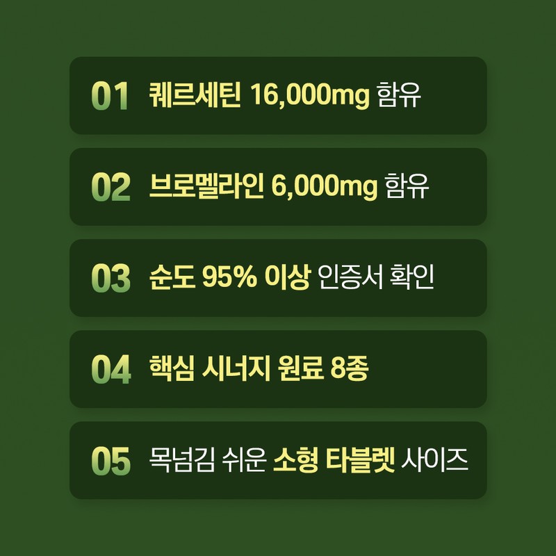 센트휴 브로멜라인 퀘르세틴 듀오정, 60정, 1개 Centhu Bromelain Quercetin Duo