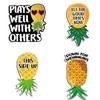 LSCQYYCC-4 PCS Pineapple Magnets - Reusable Pineapple Decorative Magnetic Strips