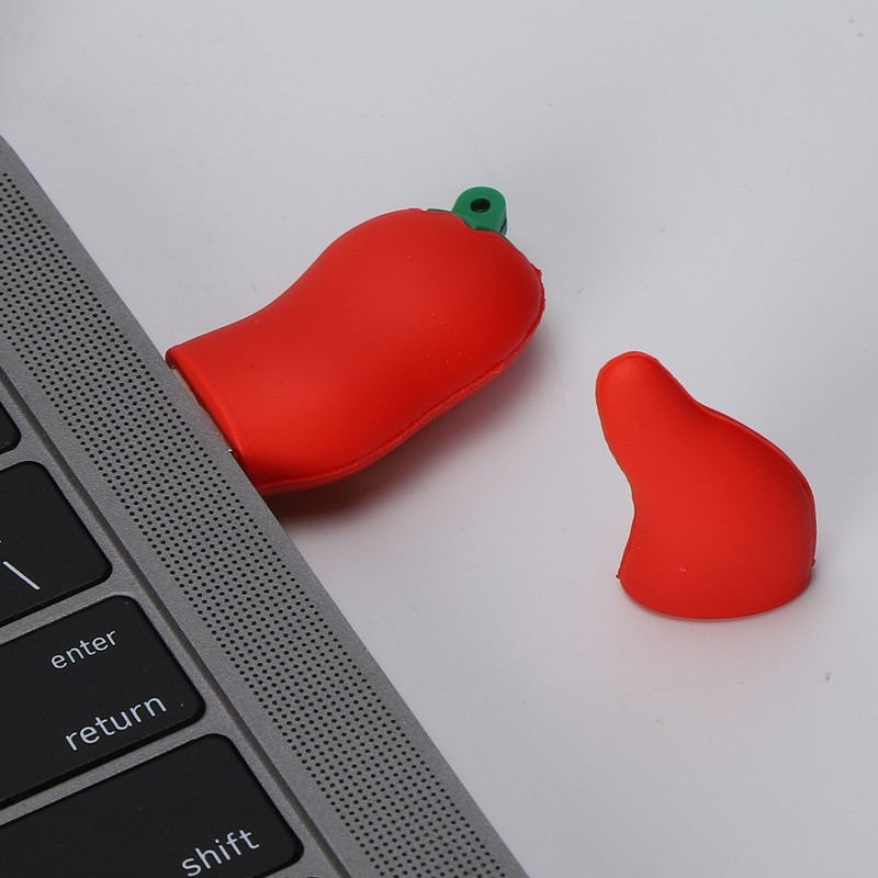 USB Flash Drive Red Pepper Shape Cute Memory Stick Pen