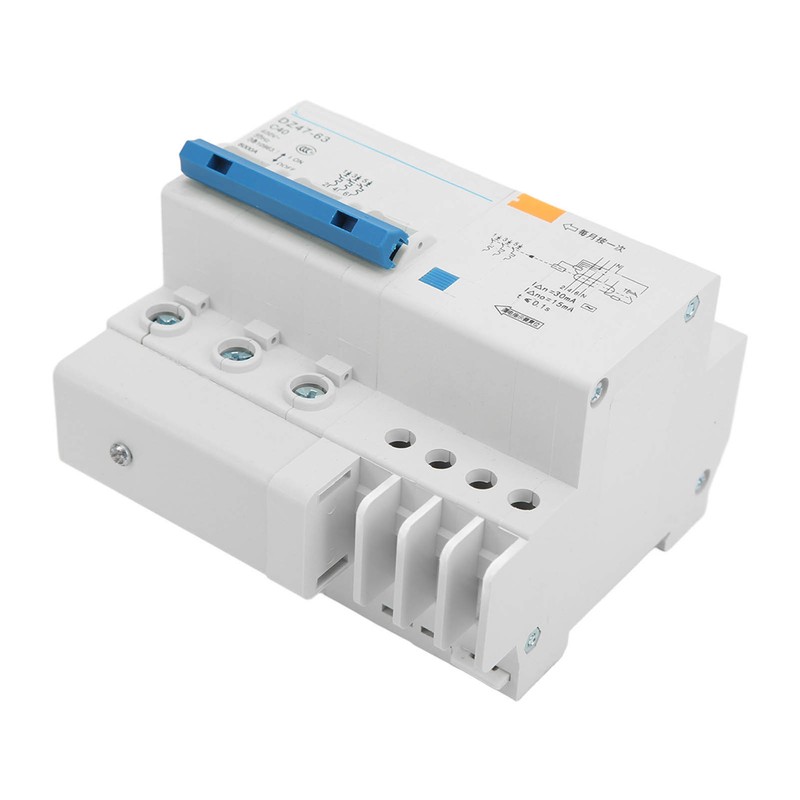 Miniature Circuit Breaker 3P and N Current Isolator DIN Rail