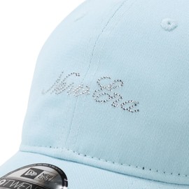 Newera Kids' Cap, Youth 9TWENTY / Ribbon 14666056, NER35K9066, Light Blue, YOUTH 20.5 - 22.0 inches (52 - 56 cm), Ribbon Rhinestone ONSPOTZ Special Order, Girls, Children, Hat, Cute Twenty