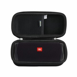 Adada Hard Travel Case Fits JBL FLIP 5 / JBL FLIP 6 Waterproof Portable Speaker (Black)