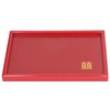 Wood Serving Tray Decorative Serving Platter Snack Fruit Plate for