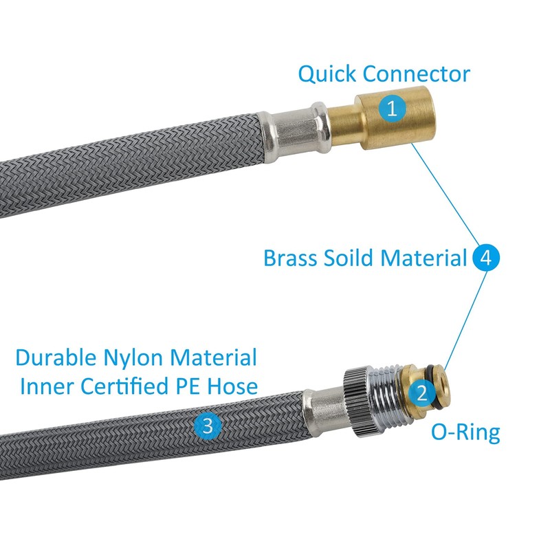 RP50390 Kitchen Faucet Hose Replacement Compatible with Delta DST Faucets,