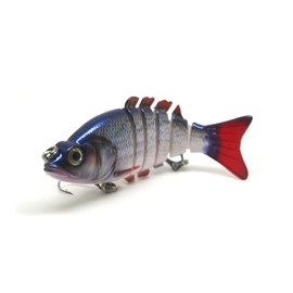 FISHIN ADDICT Swimbait Multi Jointed fishing Lure realistic dace roach pattern and swim action 83mm 12 grams