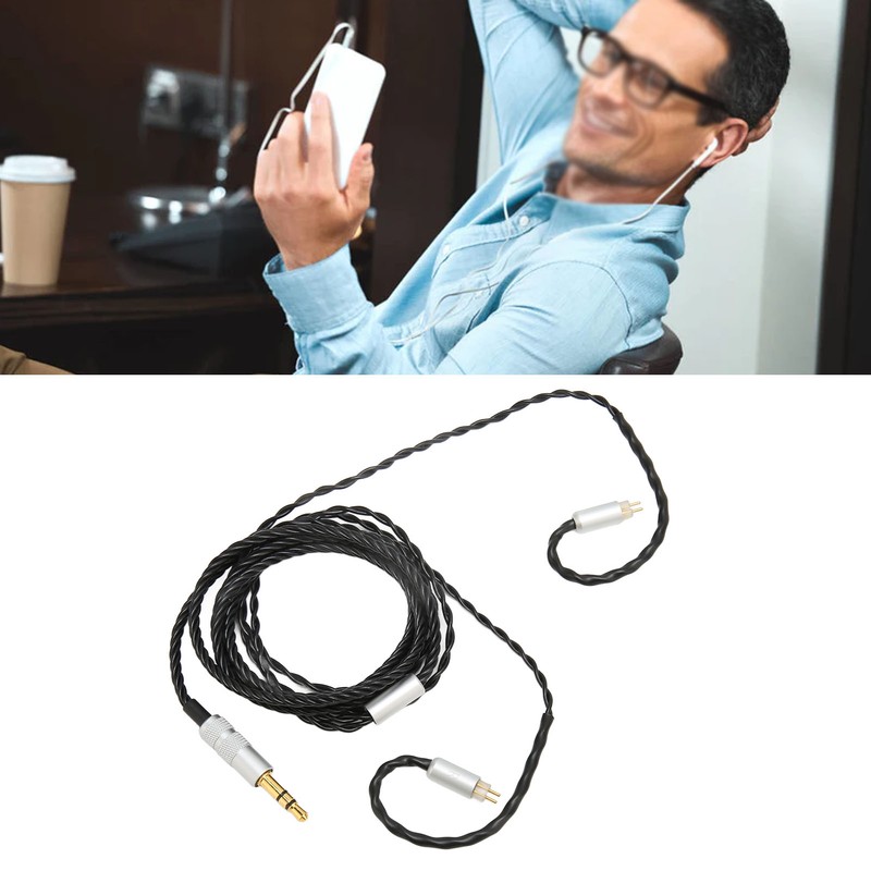 Earphone Upgrade Cable 2 Pin 0.78mm 3.5mm Plug OFC Core