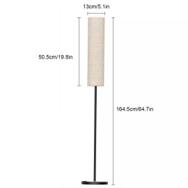 dodocool 65" LED Floor Lamp for Living Room with Fabric Lamp Shade...