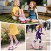 XUDREZ Roller Skates for Girls, Cute Light-up Kids Skates with