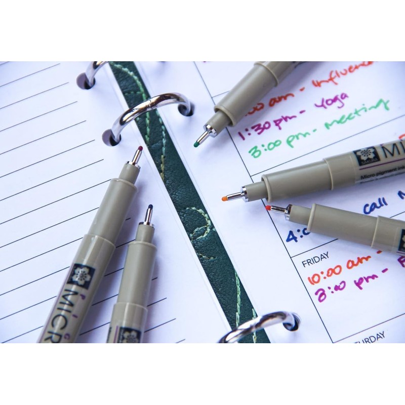 PIGMA MICRON Sakura 08 - Set of 6 Colours, Set
