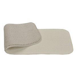 Trendy Stair Tread Treads Indoor Skid Slip Resistant Carpet Stair Tread Treads Machine Washable 8 ½ inch x 30 inch (1 Piece, Smoke White)