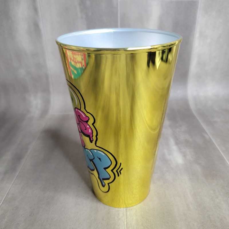 7-11 Limited Edition 7-11 Chrome Silver & Gold Plastic Slurpee