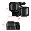 Caltric Ignition Coil for Ski-Doo Mach Z 1000 Mxz1000 2005