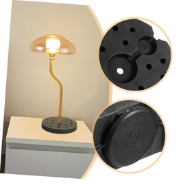 Garneck Weighted Plastic Base for Desk and Floor Lamps Lamp Chassis Replacement for Enhanced Stability for Diy Home Decor and Lighting Height Design