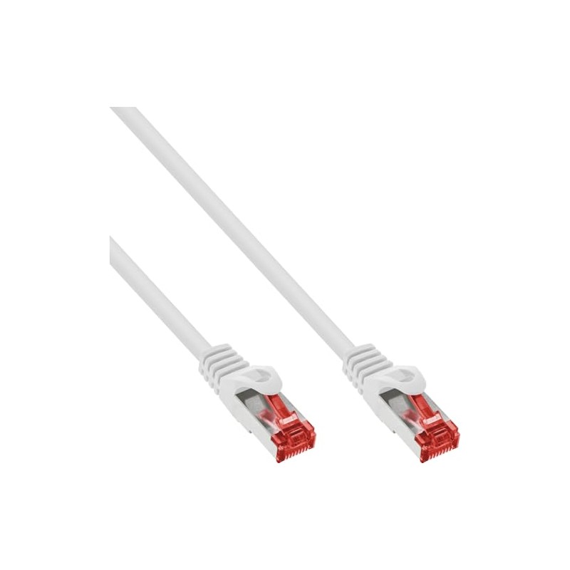 InLine® Patch cord, InLine®, S-STP/PiMF, Cat. 6, white, 2m