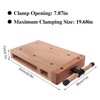 DOONARCES Woodworking Bench Vise, Portable Wood Vise Workbench, Hard Wood