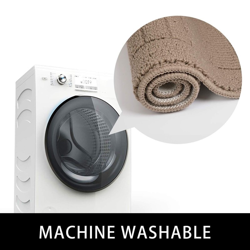 BEQHAUSE 30x18 Inch Kitchen Rug Mats, Durable Anti-Slip Absorbent Dirt-Resist...