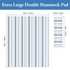 Double Hammock Pad and Pillow Set,78" x 55"Polyester Quilted Hammock