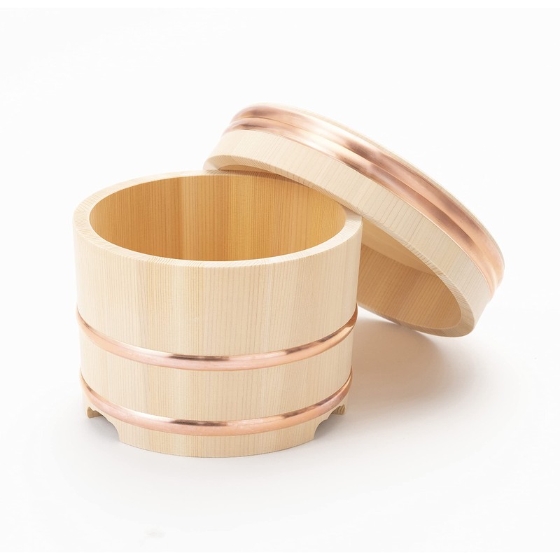 Kisosawara Ohitsu Wooden Ohitsu Edo Bitsu (5 Pieces)