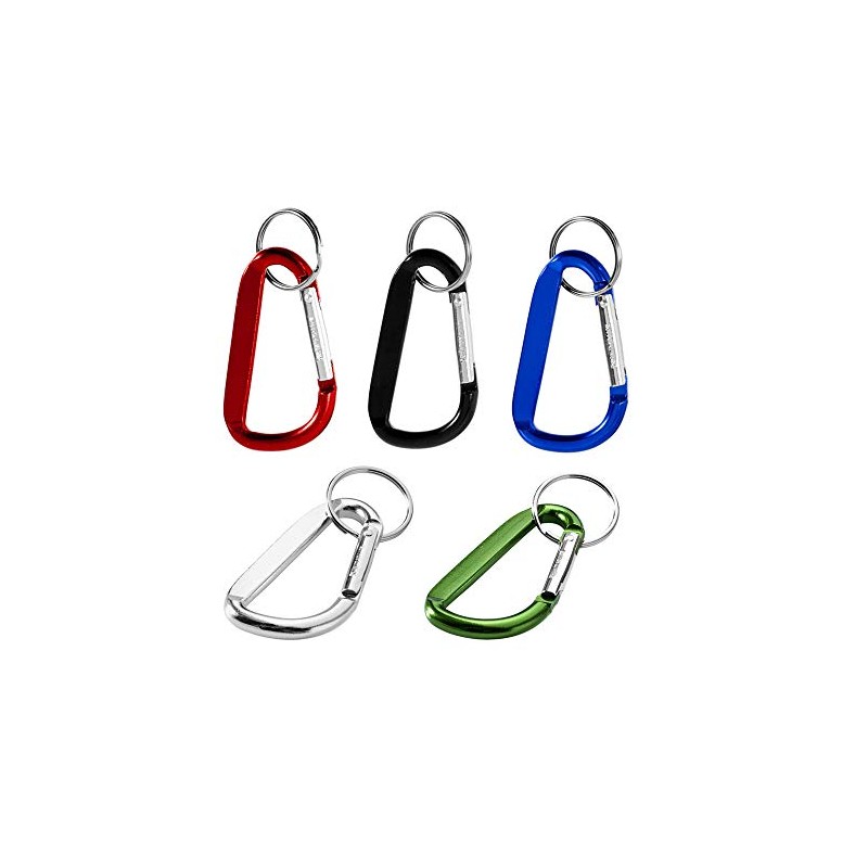 noTrash2003 Pack of 5 Spring Loaded Lobster Clasps, Key Ring
