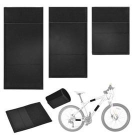 Set of 3 Bicycle Frame Protectors, Bicycle Carrier Accessories, Transport Protection, Frame Protection Bicycle, Protection Against Scratches, for E-Bike and Bicycle, 3 Sizes, Easy Attachment, Ideal