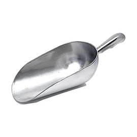 Genware NEV-202-6 Aluminium Scoop, 6" Length, 12 oz.