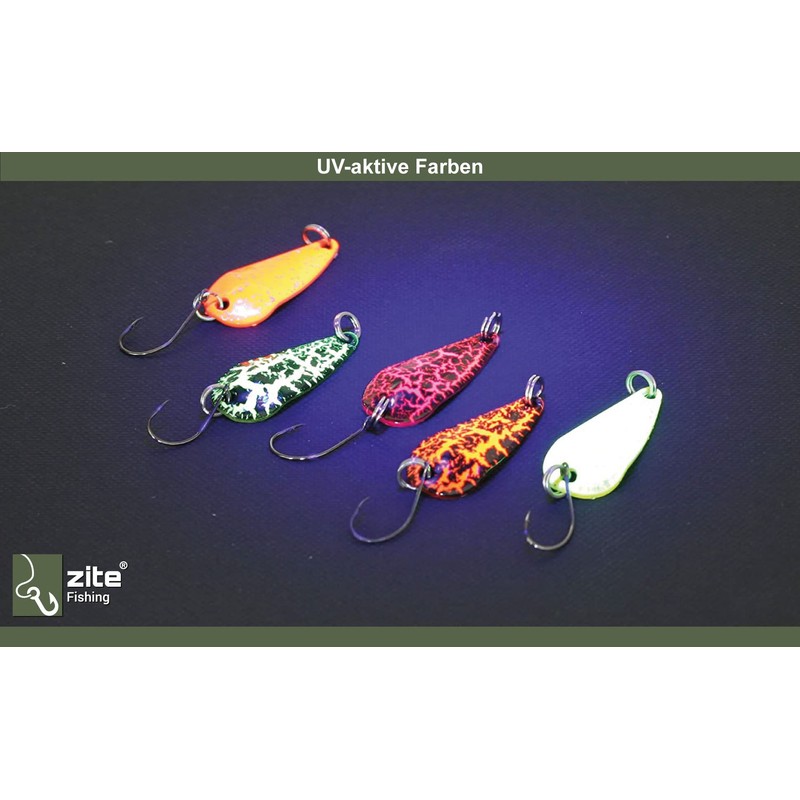 Zite Fishing Trout Blinker Set Neon - 5 Pieces 3