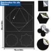 BKSAI Fenster Verdunkelung Magnetisch Verdunklungsstoff Verdunkelungsrollo Magnetverschluss (1, 79X96CM)