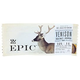 EPIC PROVISIONS Sea Salt & Pepper Venison Bar, 1.3 OZ