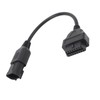 POCREATION Conector de diagnóstico OBD2, Adaptador de diagnóstico OBD2 a