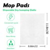 MBBUROYY Disposable Mop Cloth Dry Sweeping Pad for Floor Mopping